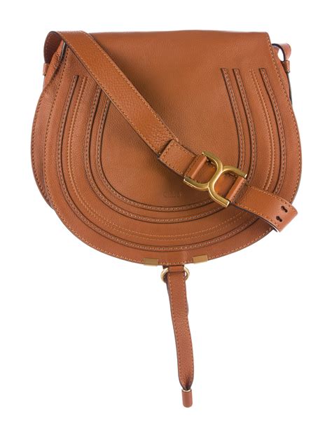 chloe marcie saddle bag tan|chloe marcie saddle bag medium.